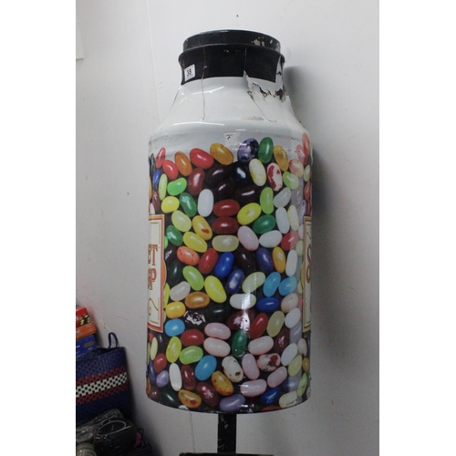 38 - A large 'Sweet Shop' sign, modelled as a sweet jar.