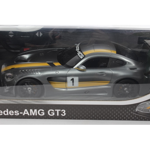 51 - A boxed Rastar Mercedes AMG GT3 remote controlled racing car.