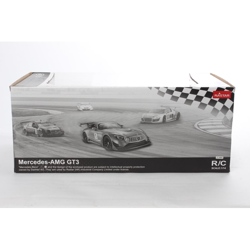 51 - A boxed Rastar Mercedes AMG GT3 remote controlled racing car.