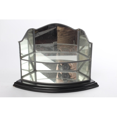 625 - A stunning mirrored display stand, handcrafted in Cheshire, Glass-Style Creations.