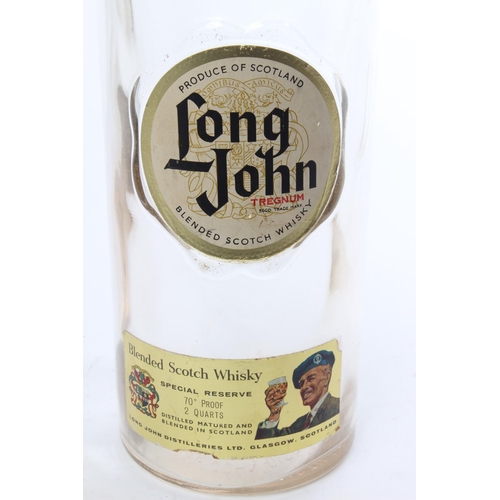 327 - A vintage 3L Long John Scotch Whiskey bottle.