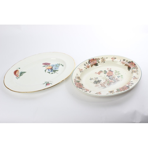 509 - Two Wedgwood platters 'Eastern Flowers' and 'Colonial Sprays'.