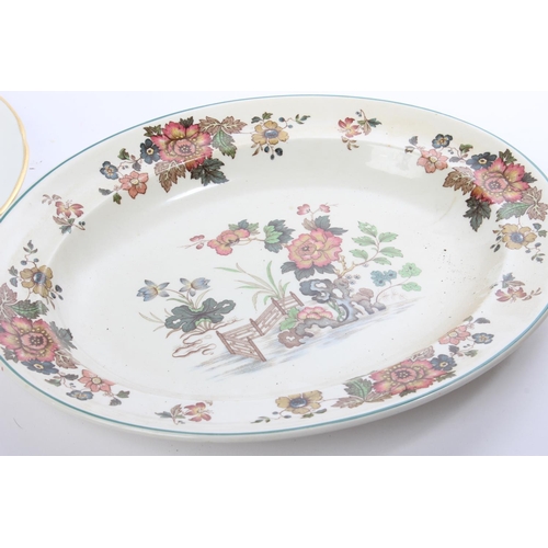 509 - Two Wedgwood platters 'Eastern Flowers' and 'Colonial Sprays'.