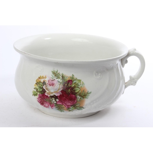 631 - A vintage chamber pot produced by Swinnerons Hanley.