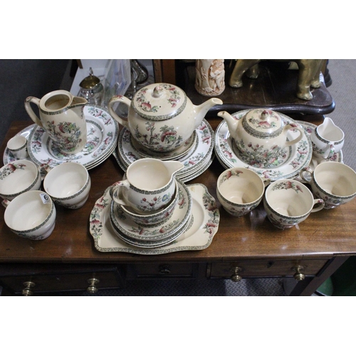 659 - A large collection of India Tree ceramics, to include teapots, plates, cups and more.