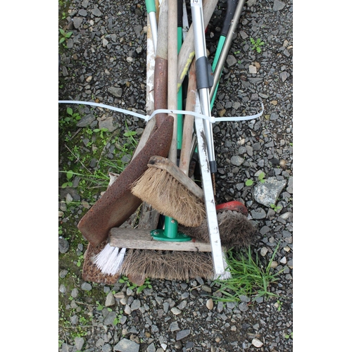 14 - An assortment of various garden tools.