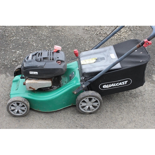 50 - A Qualcast petrol lawnmower.