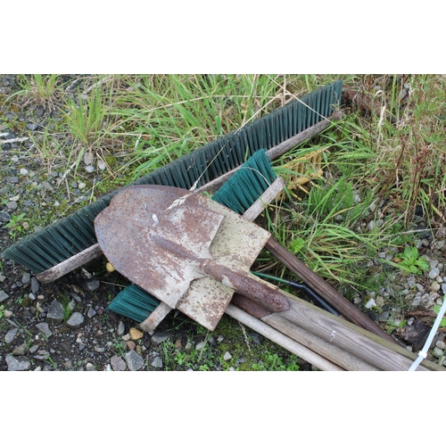 8 - An assortment of various garden tools.