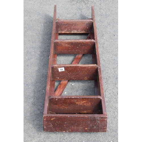 95 - A wooden stepladder.