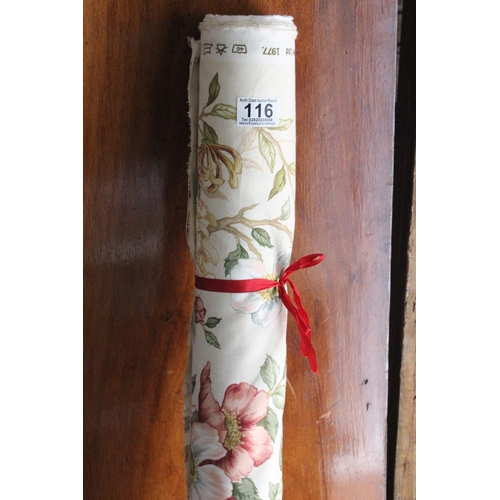 116 - A roll of Webb & Bower Ltd floral patterned fabric.