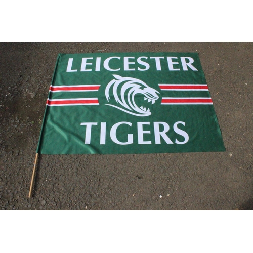 119 - A Leicester Tigers flag.