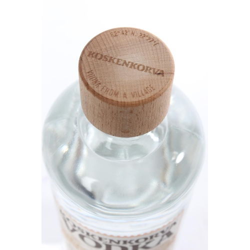 123 - A 1L bottle Koskenkorva Vodka.