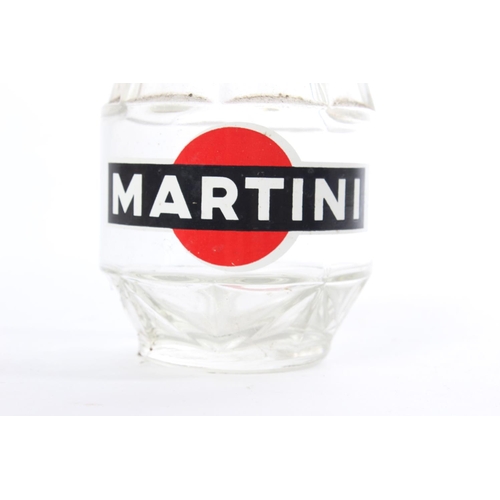 124 - A vintage Martini glass carafe/ bottle.