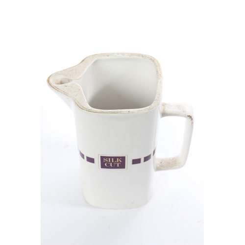 131 - A vintage 'Silk Cut' pub jug.