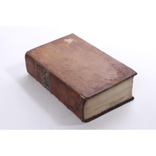 163 - An Early 1800's antique leather bound book 'Collin's Peerage  of England- Volume VIII'.