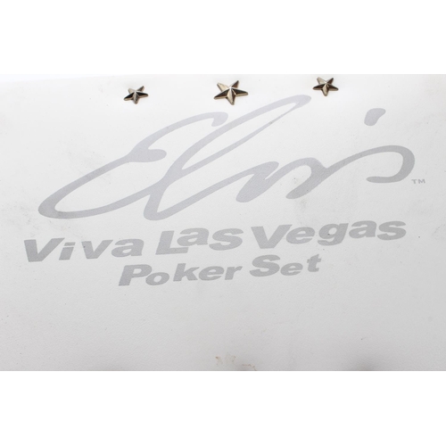 222 - A cased Elvis Viva Las Vegas Poker Set.