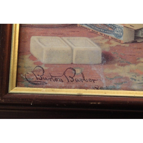 248 - A framed 'Sunlight Soap' advertising picture.