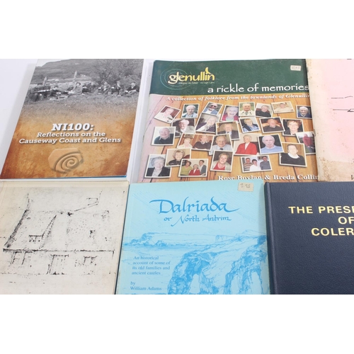 291 - A job lot of local history books to include The Glynns dated 1986, Celtic Way of Life and more.