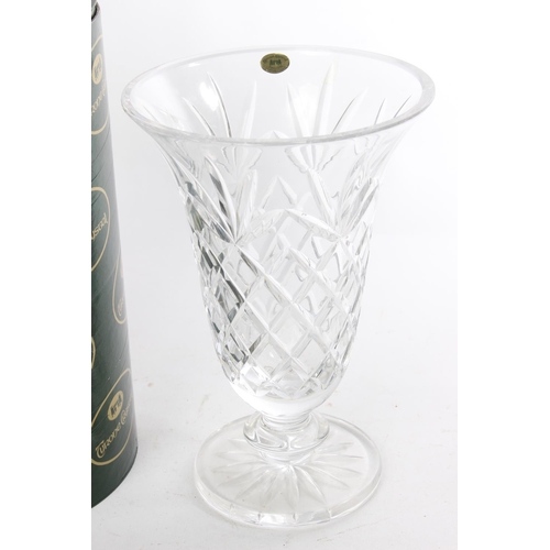 428 - A cased Tyrone Crystal 'Adare' patterned 10