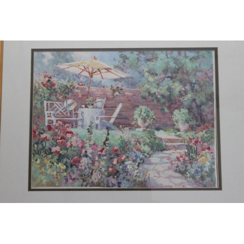 462 - Two framed handcrafted tapestries.