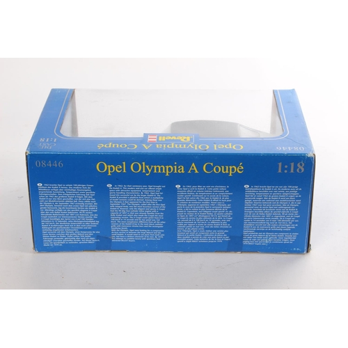 473 - A boxed Revell Opel Olympia A Coupe toy car, scale 1:18.