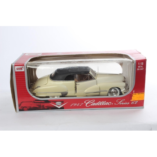 474 - A boxed Anson 1947 Cadillac Series 62 toy car, scale 1:18.