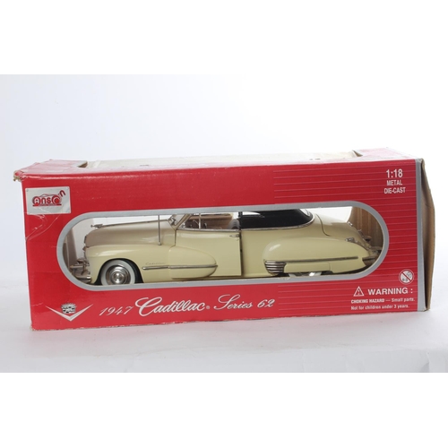 474 - A boxed Anson 1947 Cadillac Series 62 toy car, scale 1:18.