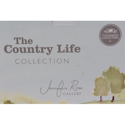 486 - A boxed set of four Leonardo Collection 'The Country Life' mugs.