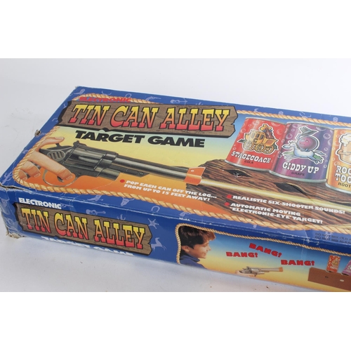 495 - A vintage boxed Tin Can Alley target game.