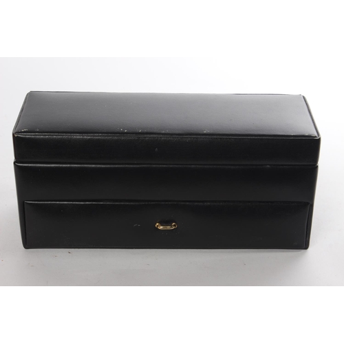 500 - A two drawer watch collectors storage / display case, holds and displays up to twelve watches.