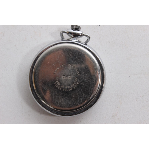 357 - A vintage Q & Q pocket watch.