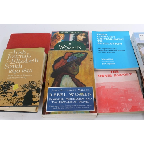 399 - An interesting lot of books to include The Irish Journals of Elizabeth Smith, Culture of Ireland - D... 