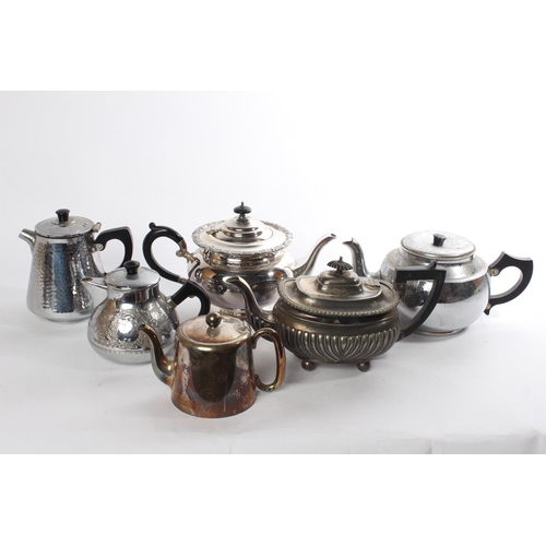 502 - A lot of assorted vintage teapots and more.