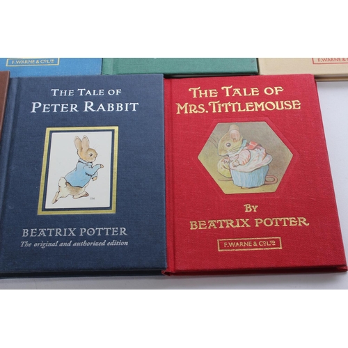 504 - A collection of 14 Beatrix Potter books, published by Frederick Warne, to include The Tale of Mrs Ti... 