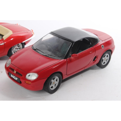 507 - A Corgi MGF car and another.