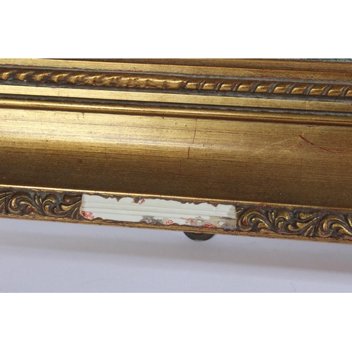 541 - A large gilt framed oil painting signed Claude Buckle.