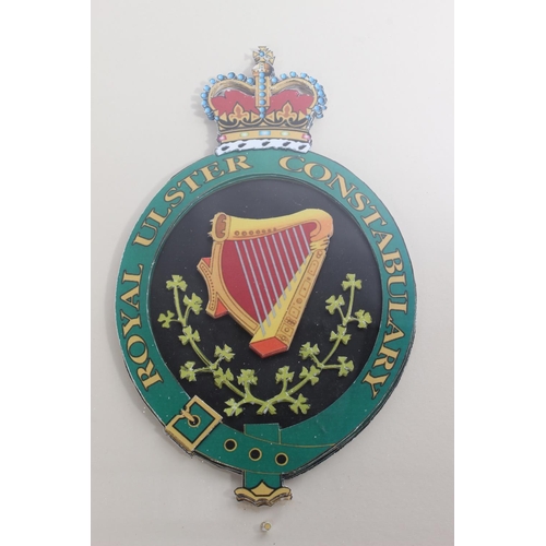 586 - A framed Royal Ulster Constabulary 3d image.