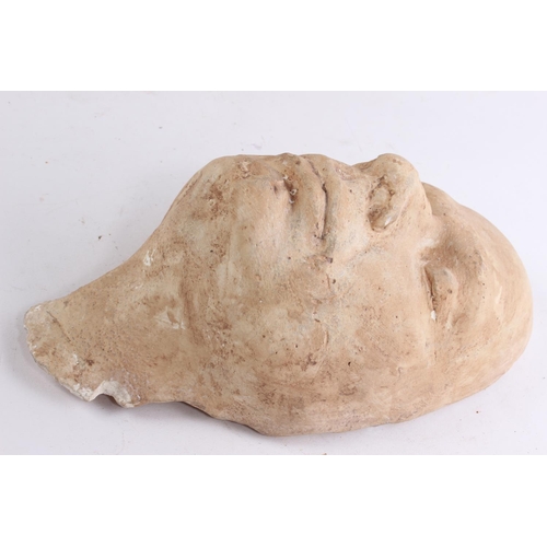 621 - A plaster cast in the style of a death mask.