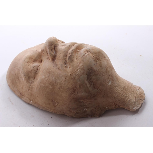 621 - A plaster cast in the style of a death mask.