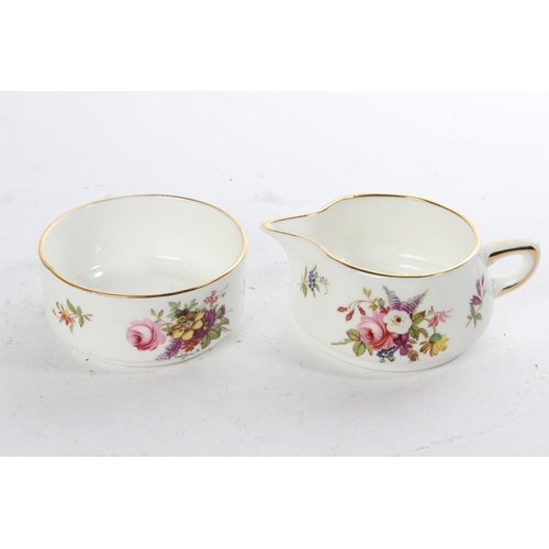 625 - A Hammersley bone china milk jug and sugar bowl.