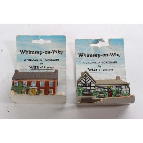 637 - Two Wade 'Whimsey-on-Why' porcelain houses.