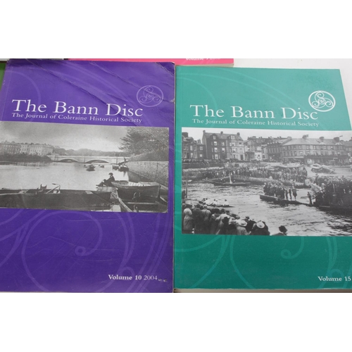 498 - Four 'The Bann Disc' local history books and two others.