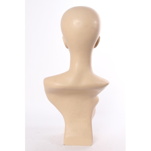 733 - A vintage mannequin bust.