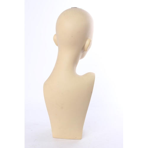 736 - A vintage mannequin bust.