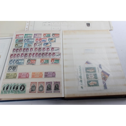 750 - A stamp album and contents.