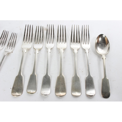 759 - An assortment of antique cutlery.