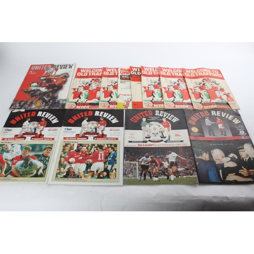 761 - A lot of vintage football programmes to include 'Welcome to Old Trafford - Manchester United v Newca... 