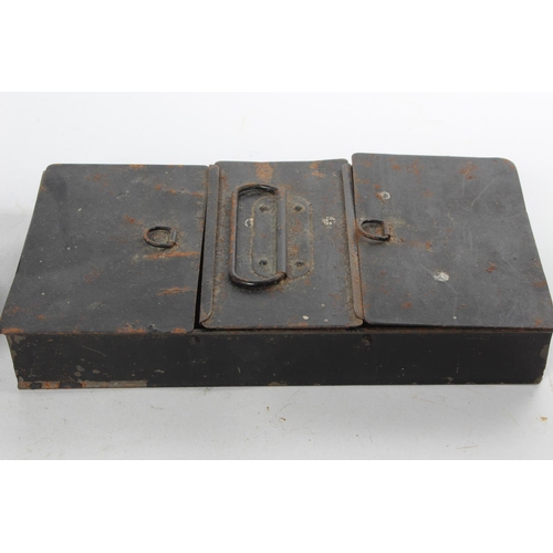 770 - Two vintage metal cashboxes.