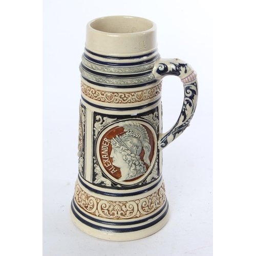 797 - A very large antique 2L tankard.