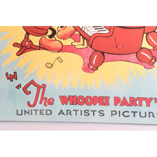 799 - A large canvas 'Mickey Mouse - The Whoopie Party'.